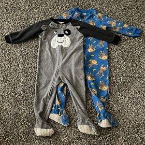 Set of 2 fleece PJ’s 18m